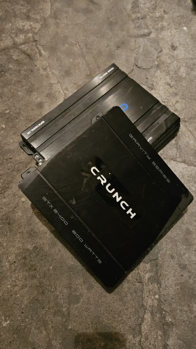Wzmacniacz Crunch gtx 2400 + gpx 1000.1d