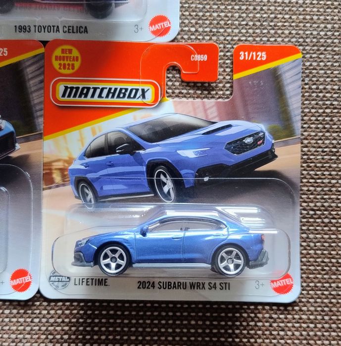 3×Matchbox JDM Toyota Subaru  Honda