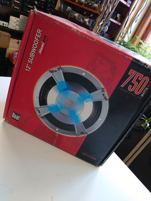 Автомобильный динамик сабвуфера. 12" Dual. Литая корзина.