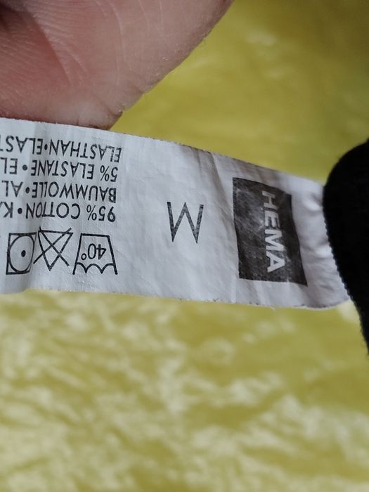 Majtki damskie czarne rozmiar M firma Hema