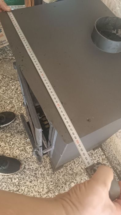 Fogão de lenha e salamandra