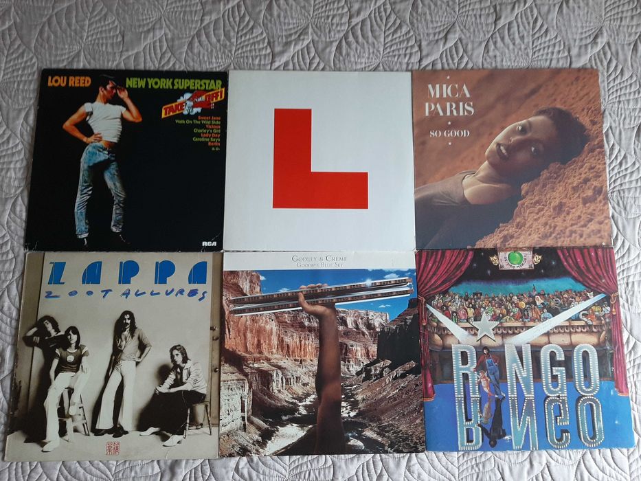 Lou Reed - Frank Zappa - Godley & Crème - Mica Paris– Ringo Starr –– Vinil LP