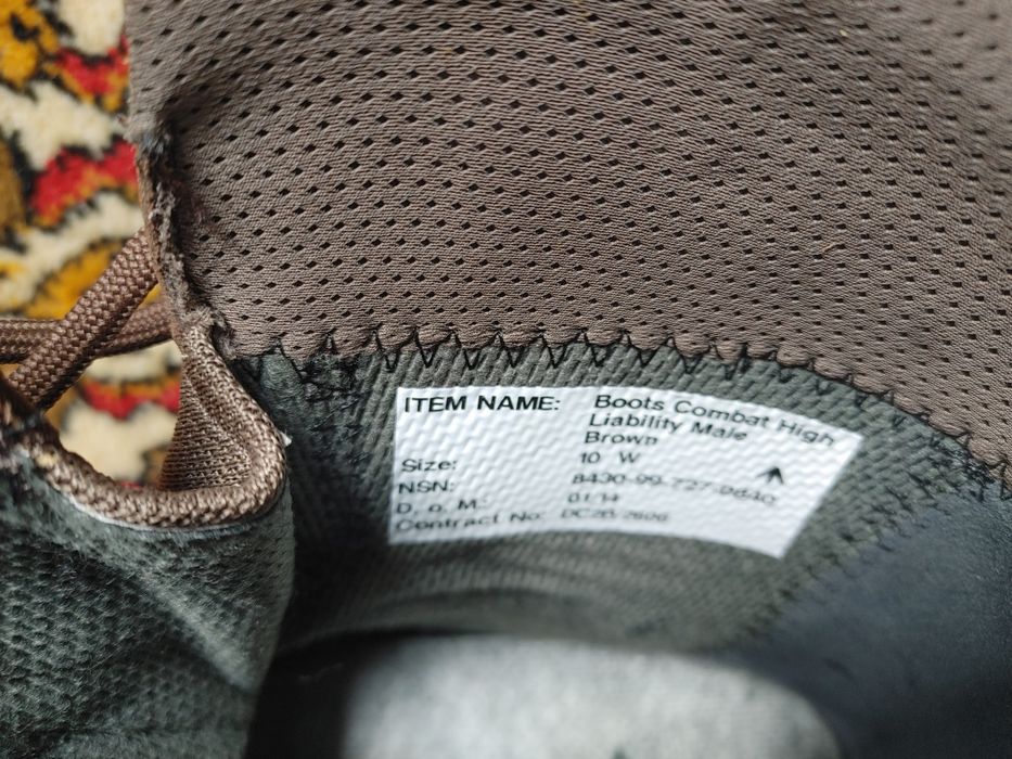 Берцы Haix Boots Combat High Lability Male Brown 10 W 45