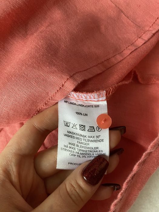 Lniana damska koszula m 38 100% len