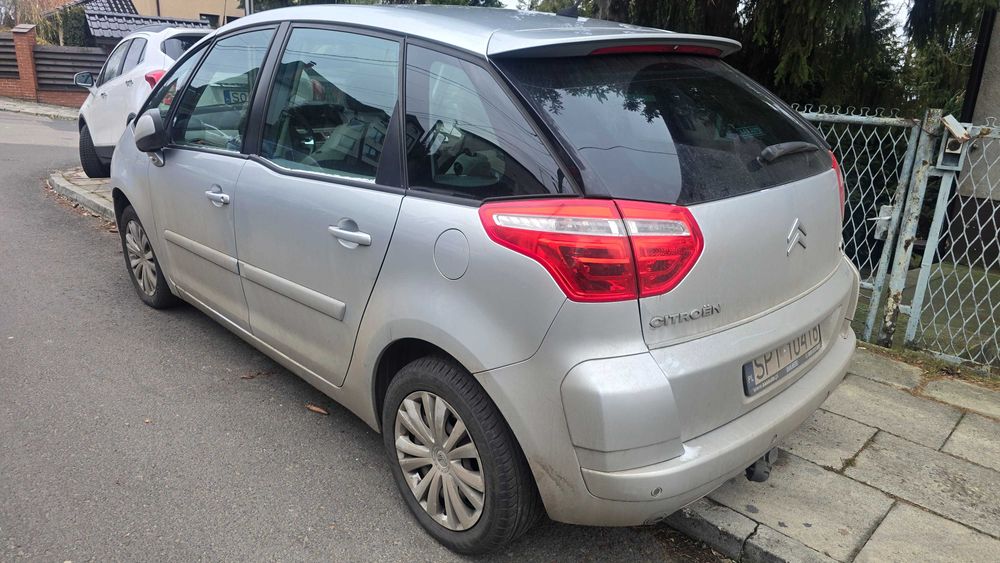 Citroen C4 Picasso 08r 1,6 b+gaz uszkodzony PT14.03.26r Ubez.03.03.26r