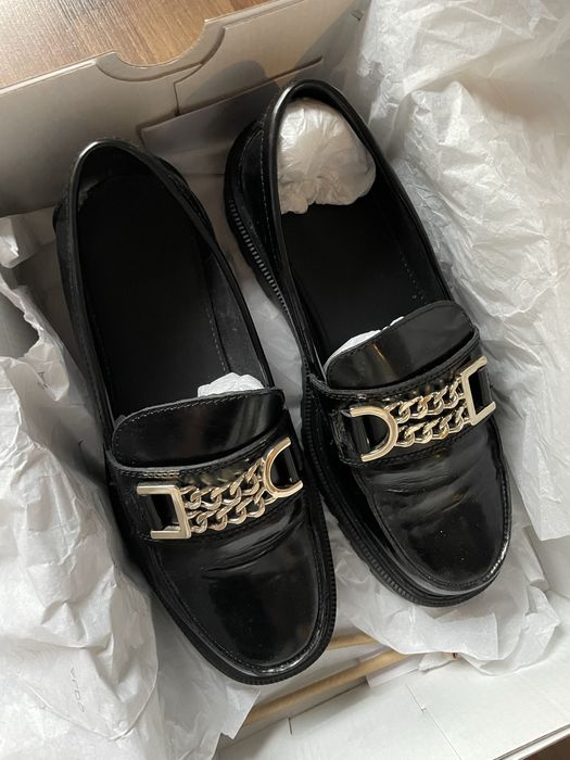 Lofery buty damskie ALDO – czarne, lakierowane