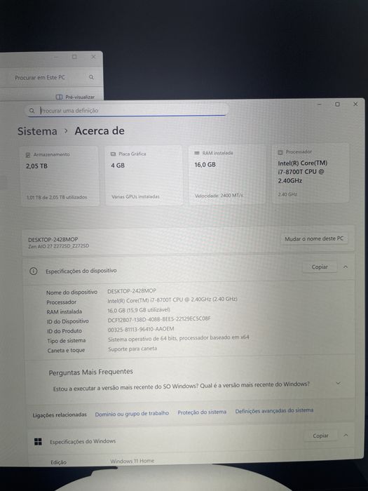 Asus Zen AiO 27’