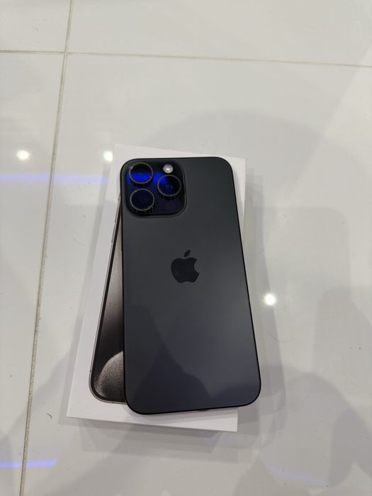 Iphone 15 pro max 256gb black titanium