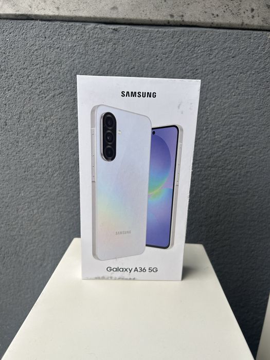 Fabrycznie Nowy Samsung A36 5G SM-A366B/DS 6/128GB Awesome White!