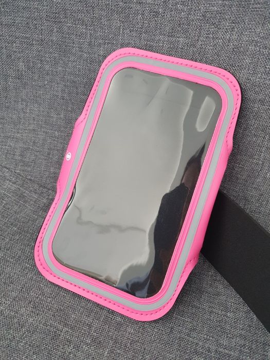 Bolsa cor de rosa para telemóvel