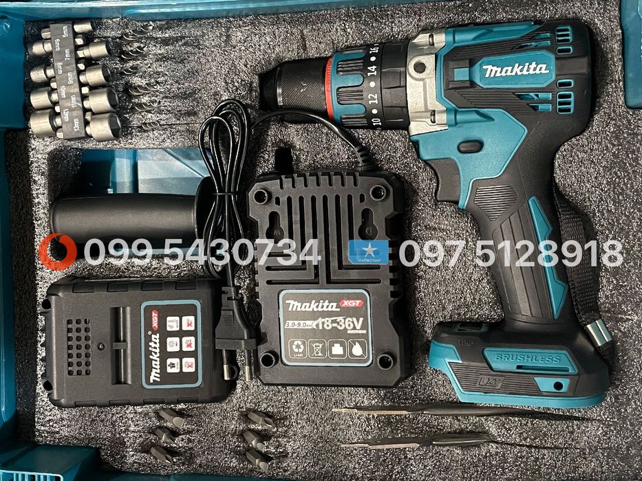 Акумуляторний Шуруповерт Makita DHP485 95Nm. 36V 8Ah з АКБ Шурупокрут