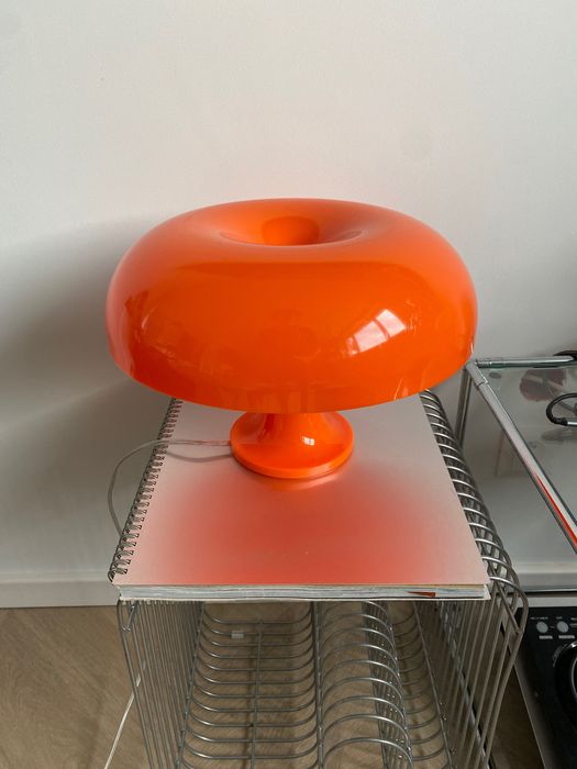 lampa grzyb grzybek pomarańczowa bauhaus