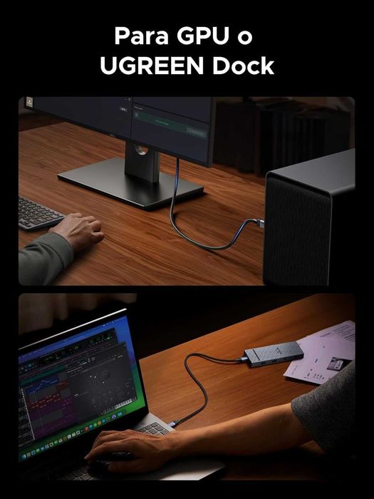 Кабель Type-C Type-C USB4 Thunderbolt 4 8k 40 Гбіт/с 240W PD3.1 Ugreen 1 м Гарантія!