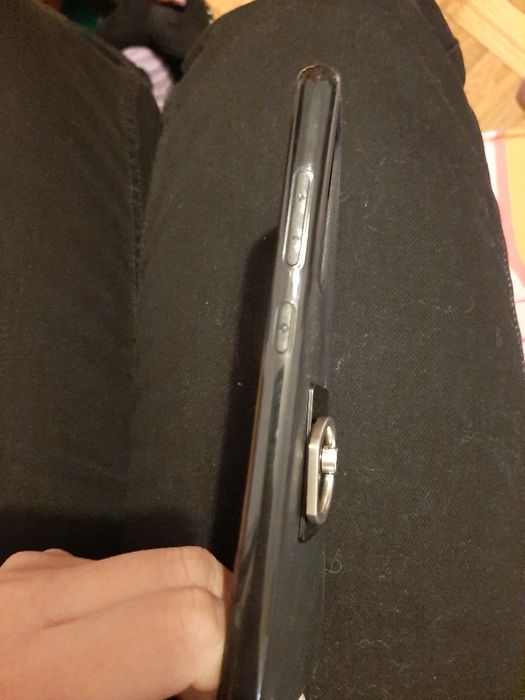 Capa SamsungA72 preta + sticker