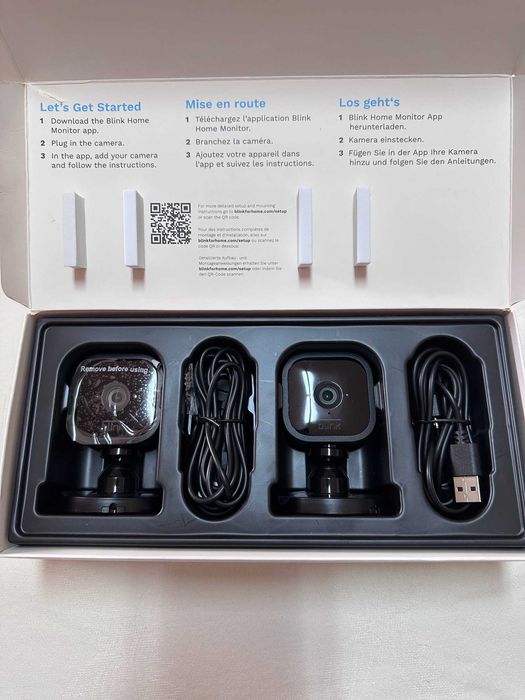 Câmara Blink Mini x2 como novas