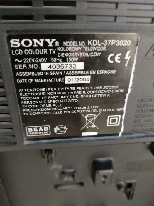 Телевізор. Fjlips..діагональ 62см. повністю робочий.ДУ.пульт робочий.