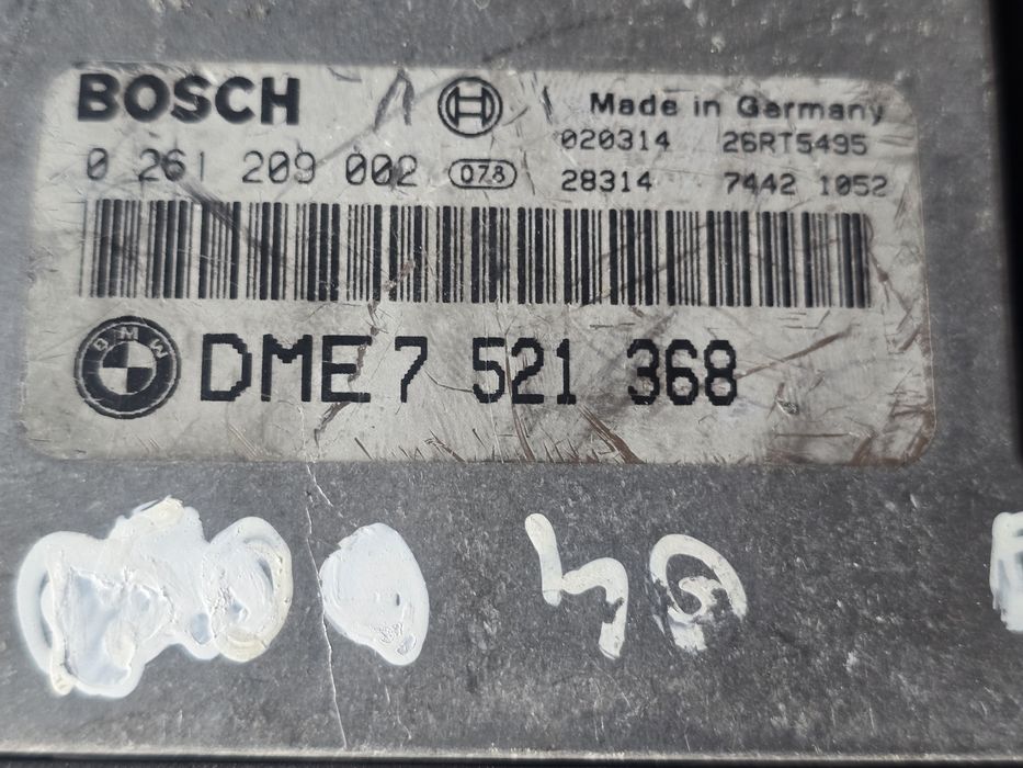 Centralina de motor  DME BMW Serie 7 e65 e66 745i 735i  2001- EPC OEM