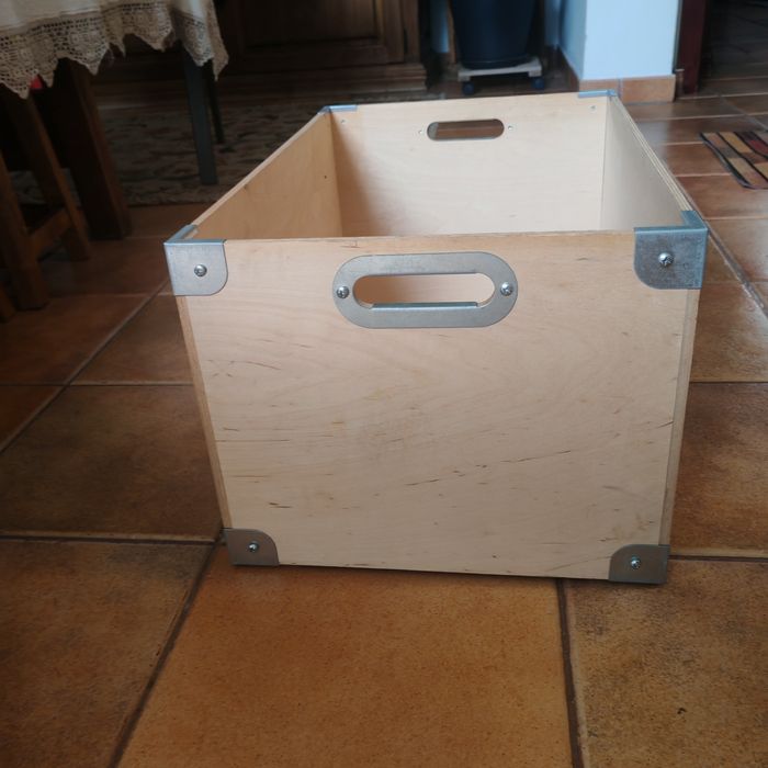 Caixas arrumação madeira