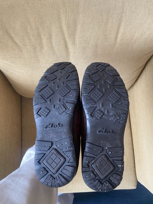 Кожанные туфли Clarks