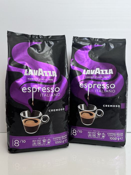 Кава в зернах Зернова кава Lavazza Espresso Italiano Cremoso 1000г 1кг