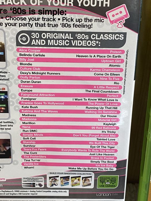 singstar / zestaw karaoke do Playstation 2