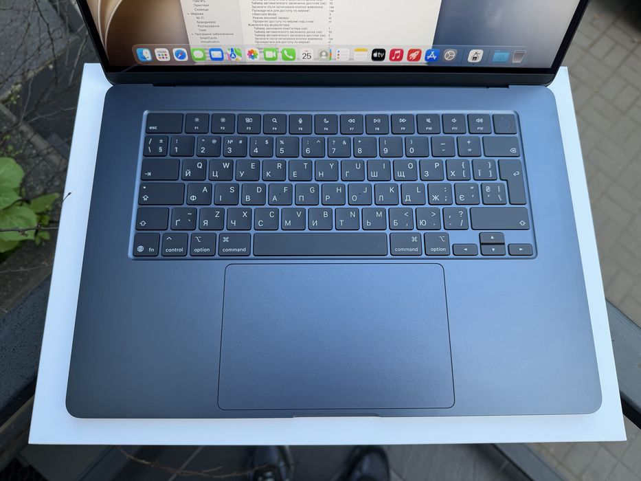 Open Box MacBook Air 15” M4 16/256Gb Midnight (офіційний)
