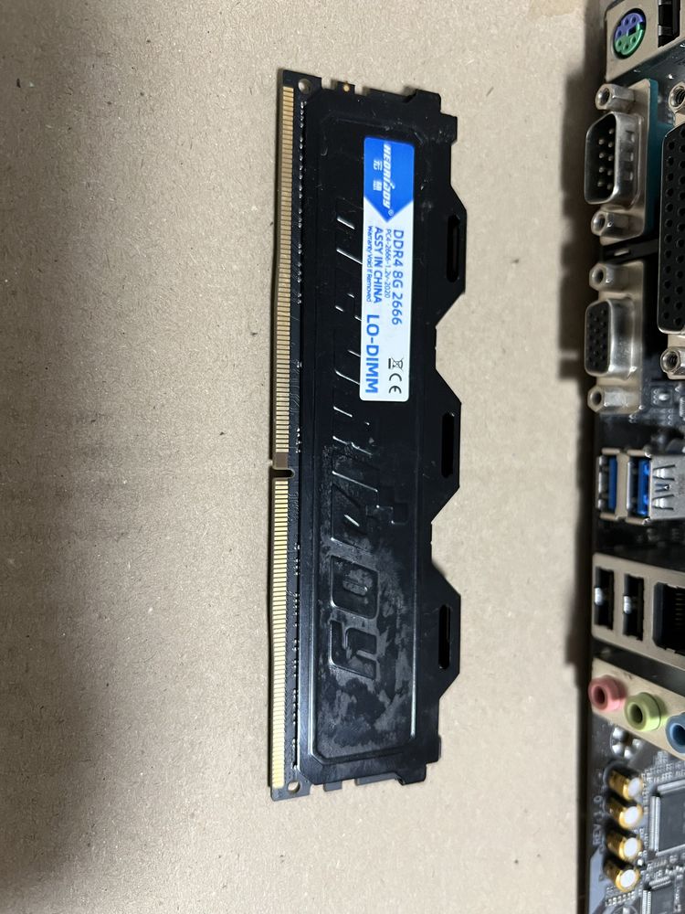 Материнка h310m ds2, 8gb ddr4 i5-9400f: 3 500 грн. - Комплектуючі та ...