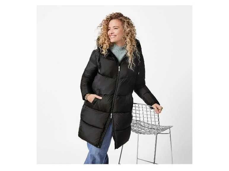 Płaszczyk-Kurtka Pikowana Damska Czarna ''46''