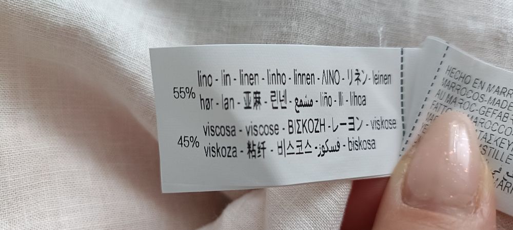 Dluga lniana sukienka,kolorowa zara L nowa z metka