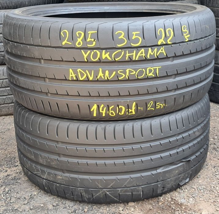 285/35/22 Yokohama 2szt 7mm 2024r