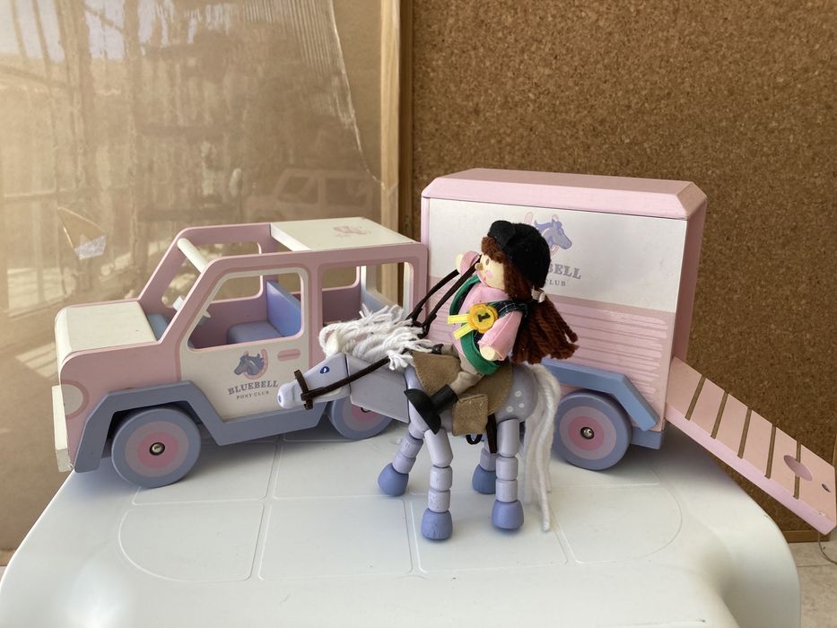 Carro e reboque de cavalo de brincar Le ToyVan