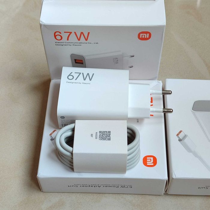 Швидка зарядка Xiaomi 67W + кабель MDY-12-EH (33W 120W) оригінал!
