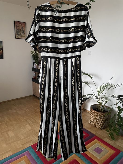 Kombinezon wiązany w pasy łańcuchy Asos XL 42