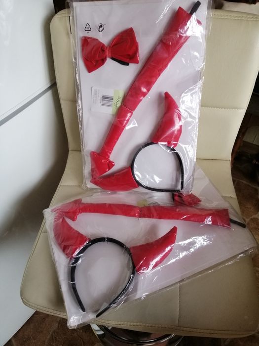 Костюм-набір аксесуарів для образу Чертенка, унісекс