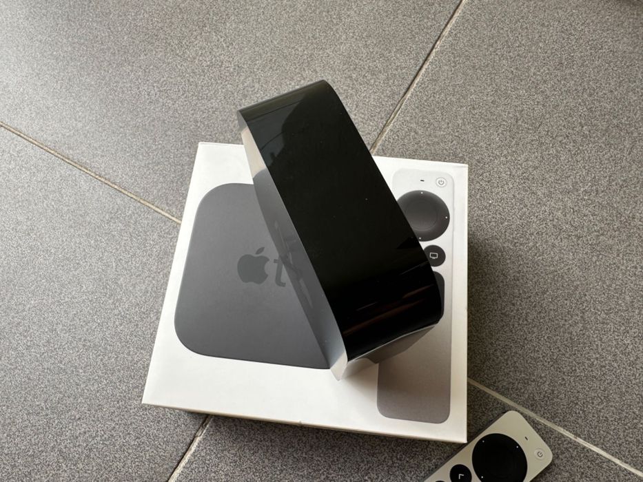 Apple TV 4K A2169 4K Comando Caixa Acessórios Fatura