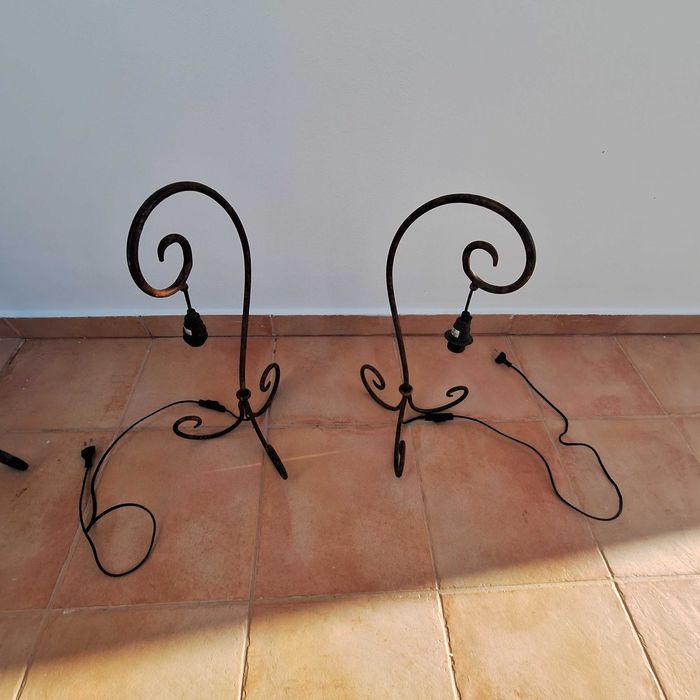 Candeeiros de mesa vintage 5€ cada