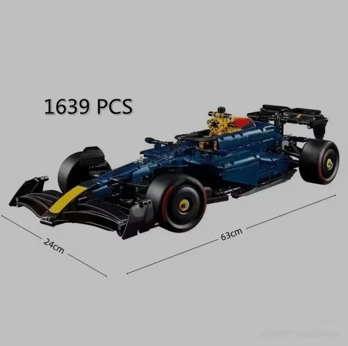 Конструктор сумісний з Lego Technic F1 Oracle Red Bull Racing RB-20, 1639 деталей, (42206).