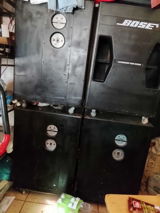 Material de som profissional bose, dispensa apresentações