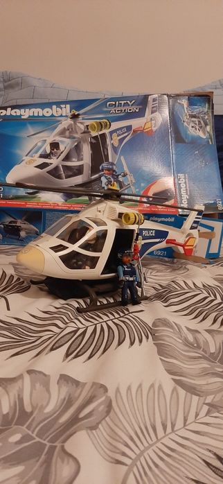 Helicóptero da polícia playmobil