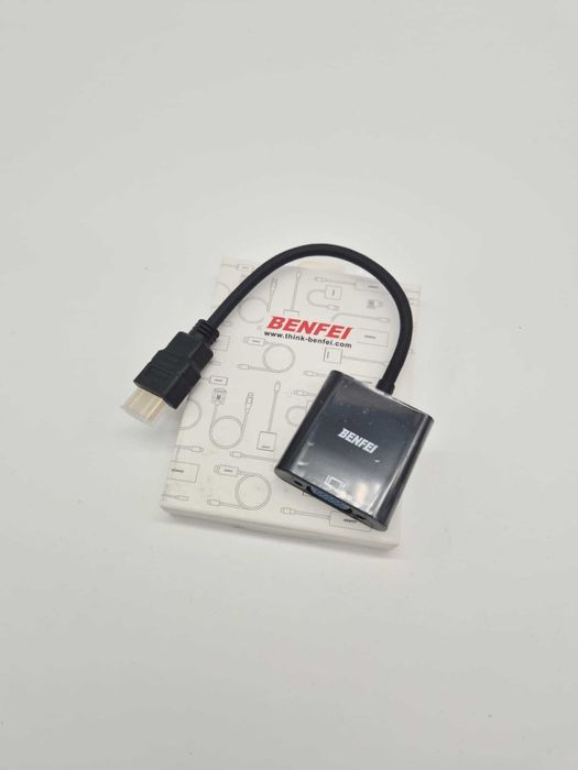 BENFEI Hdmi Do VGA, Pozłacany Adapter HDMI NA VGA