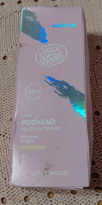 FaceBoom lekki podkład pielęgnacyjny BB cream  01 light