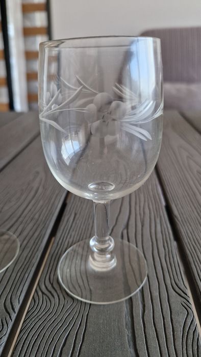 3 copos de pé de cristal vidro clássicos