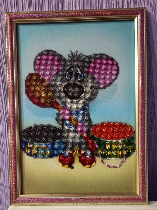 Картина, вышитая бисером