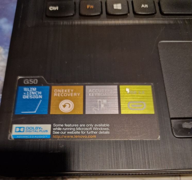 Portátil Lenovo G50 - Windows 11 - 8 Gb ram - Ssd 250 Gb.
Windows 11 +