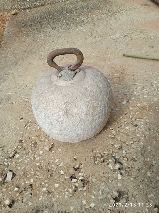 peso em pedra 1/2 arroba