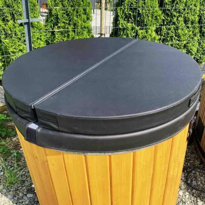 Wytrzymała POKRYWA TERMICZNA 100 cm do beczki do schładzania po saunie balii morsowania bani termo pokrowiec | Okrągła Termoizolacyjna | Balia Technic