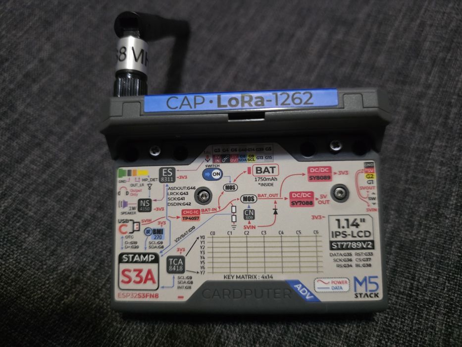 CARDPUTER ADV com modulo LoRa e GPS