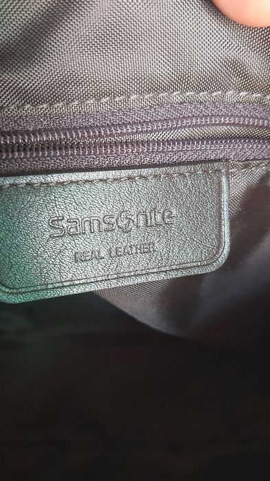 Сумка кожаная samsonite