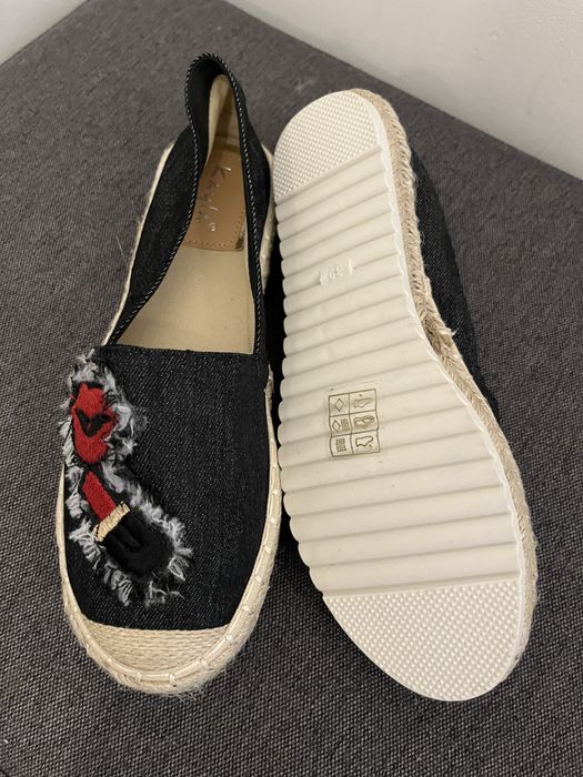 Espadryle nowe - usta