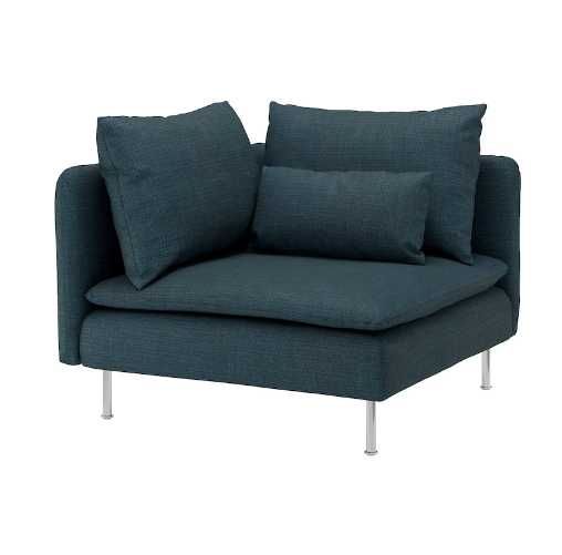 Pokrycie sekcji narożnej Soderhamn Hillared granatowy 005.175.26